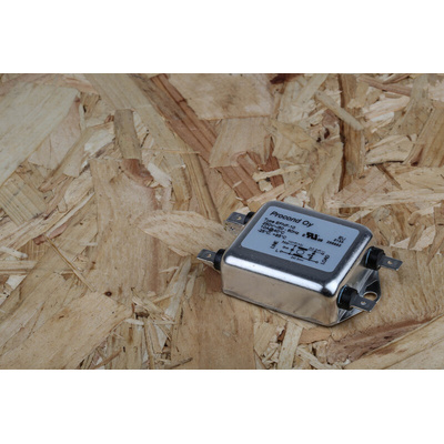 RS PRO 10A 250 V ac 400Hz, Chassis Mount RFI Filter, Tab
