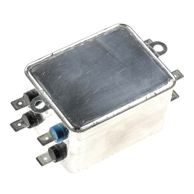 RS PRO 10A 420 V ac 400Hz, Chassis Mount RFI Filter, Tab 3 Phase