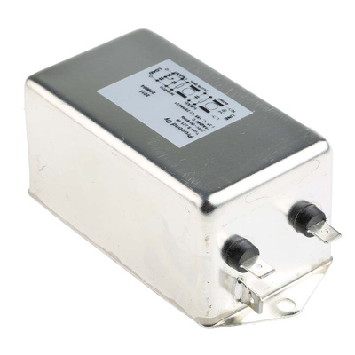 RS PRO 16A 250 V ac 400Hz, Chassis Mount RFI Filter, Tab