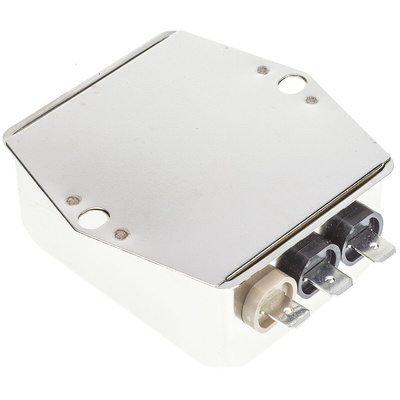 Schaffner FN 343 Series 3A 250 V ac 400Hz Chassis Mount RFI Filter, with Tab Terminals