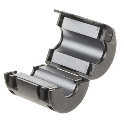 RS PRO Openable Ferrite Clamp, 30.5 Dia. x 39.5mm, For Computer Peripherals, Digital TV, Internal & External Power