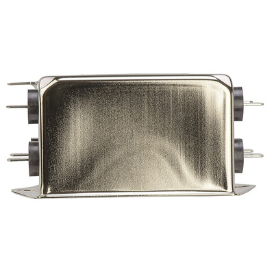 Schaffner FN 355 Series 10A 440 V ac 400Hz Flange Mount RFI Filter, with Tab Terminals