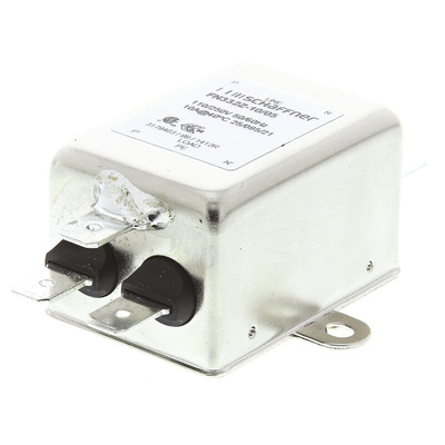 Schaffner, FN332Z 10A 250 V ac 400Hz, Chassis Mount EMI Filter, Solder, Single Phase