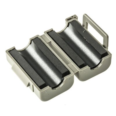 Essentra Openable Ferrite Sleeve, 19 x 20.8mm, For EMI Suppression, Apertures: 1, Diameter 8.5mm