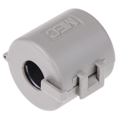 Essentra Openable Ferrite Sleeve, 19.2 Dia. x 20.6mm, For Computer Peripherals, Apertures: 1, Diameter 7.6mm