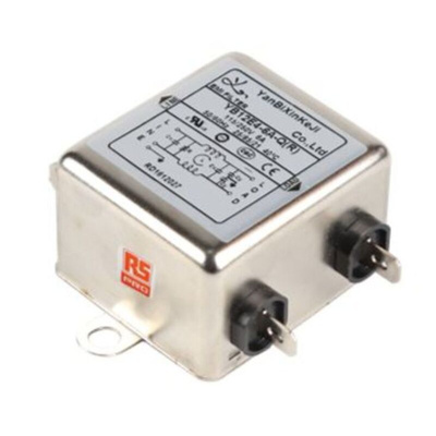 RS PRO 6A 250 V ac, Chassis Mount Power Line Filter 2 Phase
