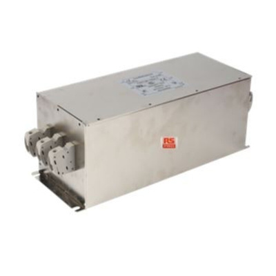RS PRO 150A 300/520 V ac 50/60Hz, Chassis Mount EMC Filter, Terminal Block 3 Phase