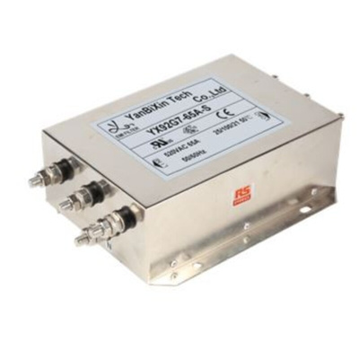 RS PRO 65A 520 V ac, Chassis Mount Power Line Filter 3 Phase