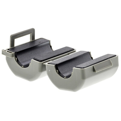 Essentra Openable Ferrite Sleeve, 28 x 29.6mm, For EMI Suppression, Apertures: 1, Diameter 13.5mm
