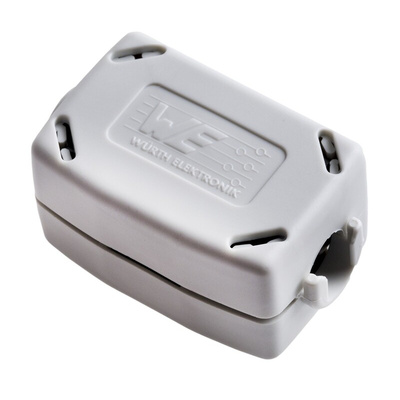 Wurth Elektronik Openable Ferrite Sleeve, 24.2 x 36.4 x 20.1mm, For General Application, Apertures: 1, Diameter 7.5mm