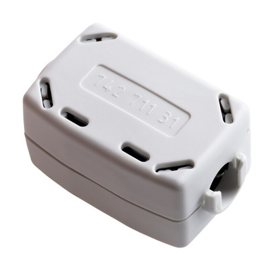 Wurth Elektronik Openable Ferrite Sleeve, 24.2 x 36.4 x 20.1mm, For General Application, Apertures: 1, Diameter 7.5mm