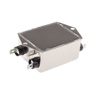 RS PRO 10A 250 V ac, Chassis Mount RFI Filter, Tab