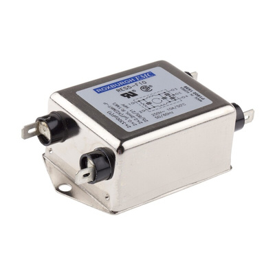 RS PRO 10A 250 V ac, Chassis Mount RFI Filter, Tab