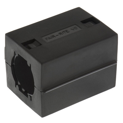 Fair-Rite Openable Ferrite Sleeve, 29.2 x 14.7 x 42mm, For EMI Suppression, Apertures: 1, Diameter 18.8mm