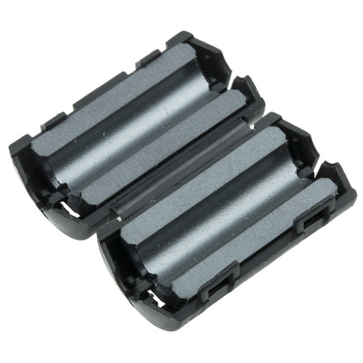 Fair-Rite Openable Ferrite Sleeve, 12.8 x 5.6 x 25mm, For EMI Suppression, Apertures: 1, Diameter 5.1mm