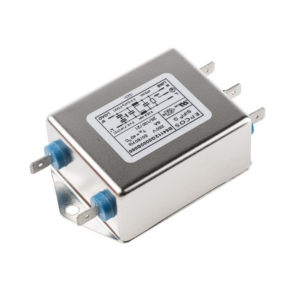 EPCOS, B84112G 6A 250 V ac 50 → 60Hz, Chassis Mount EMC Filter, Screw, Single Phase
