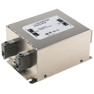 Schaffner, FN2410 16A 250 V ac 400Hz, Chassis Mount EMC Filter, Terminal Block, Single Phase