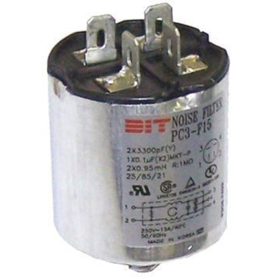 Roxburgh EMC, PC3 15A 250 V ac/dc, Screw Mount RFI Filter, Tab, Single Phase