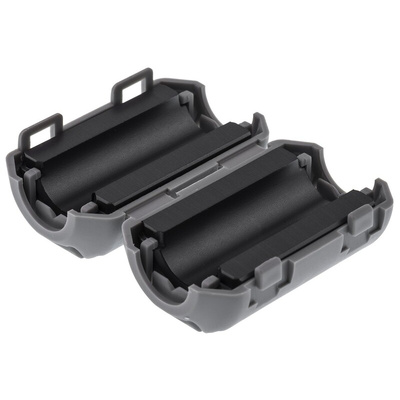 TDK Openable Ferrite Sleeve, 28 Dia. x 35mm, For EMC Absorption, Apertures: 1, Diameter 10mm