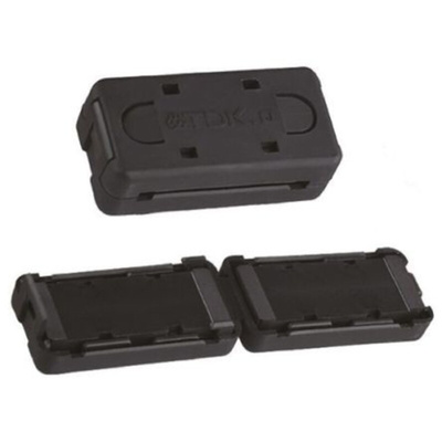TDK Openable Ferrite Sleeve, 17.5 Dia. x 33.5mm, For EMC Absorption, Apertures: 1, Diameter 26mm