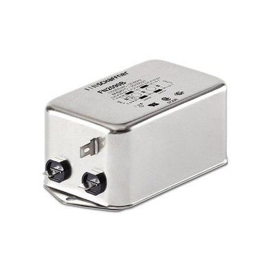 Schaffner, FN2090 30A 250 V ac/dc 0 → 400Hz, Chassis Mount EMI Filter, Stud, Single Phase
