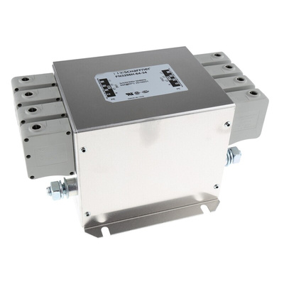 Schaffner, FN3256 64A 520/300 V ac 60Hz, Chassis Mount EMI Filter, Terminal Block 3 Phase