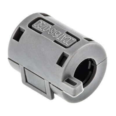 TDK Openable Ferrite Sleeve, 15 Dia. X 18mm, For Suppression Components, Apertures: 1, Diameter 7mm