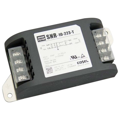 Cosel, SNR 10A 50 V dc, Panel Mount RFI Filter, Screw