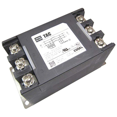 Cosel, TAC 20A 500 V ac 150 kHz → 1MHz, Panel Mount RFI Filter, Screw 3 Phase