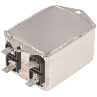 TE Connectivity, Corcom AYO 6A 250 V ac 50Hz, Flange Mount RFI Filter, Spade 3 Phase
