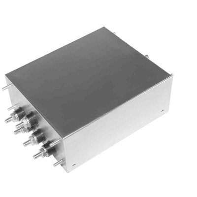 TE Connectivity, Corcom AYT 60A 440/250 V ac 50Hz, Panel Mount RFI Filter, Threaded Bolt 3 Phase