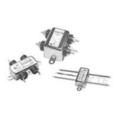 TE Connectivity, Corcom B 2A 250 V ac 50/60Hz, Flange Mount RFI Filter, Wire Lead, Single Phase