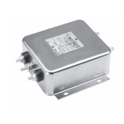 TE Connectivity, Corcom S 60A 250 V ac 50/60Hz, Flange Mount RFI Filter, Threaded Bolt, Single Phase