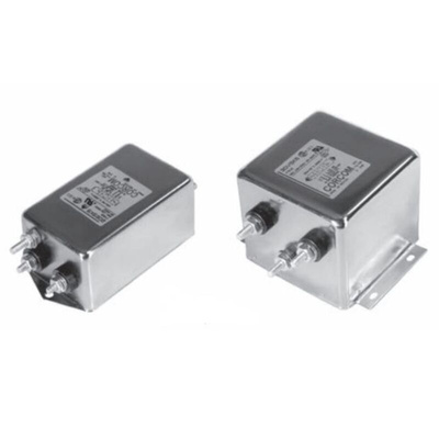 TE Connectivity, Corcom SK 30A 250 V ac 50/60Hz, Flange Mount RFI Filter, Threaded Bolt, Single Phase