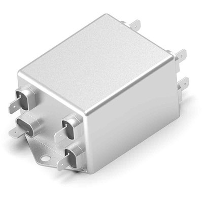 TE Connectivity, KEB 10A 440 V ac 50/60Hz, Chassis Mount EMI Filter, Quick Connect 3 Phase