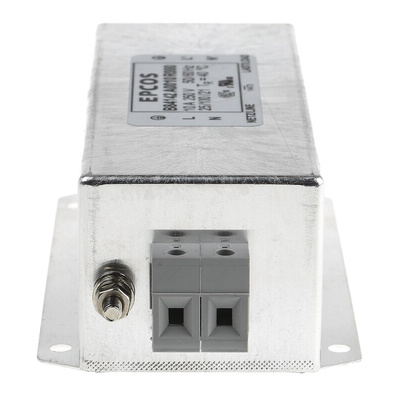 EPCOS, B84142-A 10A 250 V ac/dc 60Hz, Flange Mount EMC Filter, Screw, Single Phase