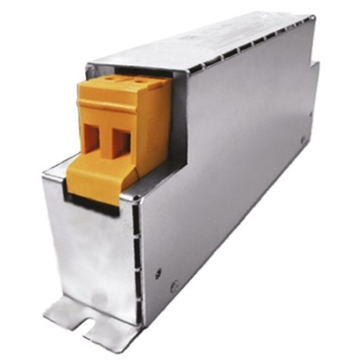 Block, HLE 110 55A 250 V ac 60Hz, Flange Mount RFI Filter, Screw, Single Phase