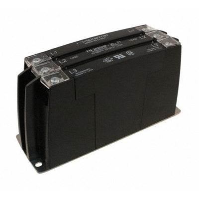 Schaffner, FN3025 30A 520/300 V ac 60Hz, Chassis Mount EMC Filter, Screw 3 Phase