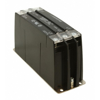 Schaffner, FN3025 50A 520/300 V ac 60Hz, Chassis Mount EMC Filter, Screw 3 Phase