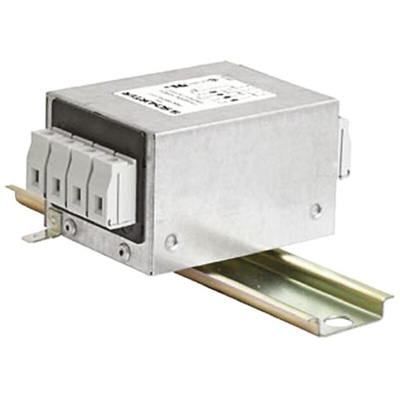 Schurter, FMAC RAIL 10A 480 V ac 50 → 60Hz, DIN Rail RFI Filter, Screw 3 Phase
