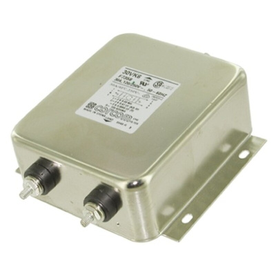 TE Connectivity, Corcom K 30A 250 V ac 50/60Hz, Flange Mount RFI Filter, Threaded Bolt, Single Phase