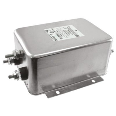 TE Connectivity, Corcom EMC 30A 250 V ac, Flange Mount RFI Filter, Threaded Bolt, Single Phase