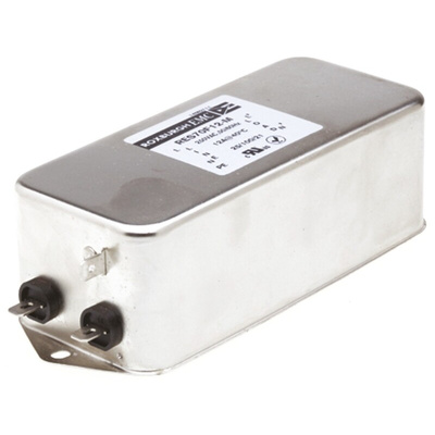 Roxburgh EMC, RES70 12A 250 V ac DC → 400Hz, Chassis Mount RFI Filter, Fast-On, Single Phase