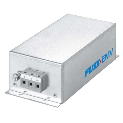 FUSS-EMV, 3F480 7A 528 V ac 50 → 60Hz, Panel Mount EMI Filter, Screw 3 Phase