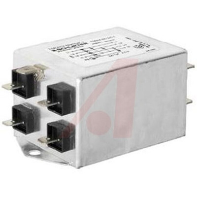 Schurter, FMW4-65 20A 300MHz, Chassis Mount RFI Filter, Tab 3 Phase
