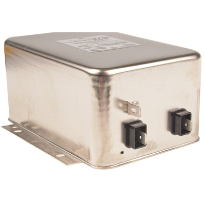 TE Connectivity, Corcom HT 20A 250 V ac 50 Hz, 60 Hz, Chassis Mount RFI Filter, Spade, Single Phase