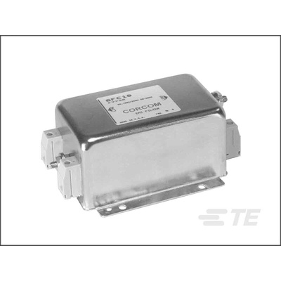 TE Connectivity, Corcom FC 6A 250 V ac 50/60Hz, Flange Mount Power Line Filter, Terminal Block, Single Phase