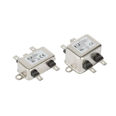 XP Power, FHSA 6A 264 V ac 0 → 400Hz, Chassis Mount EMI Filter, Quick Connect, Single Phase