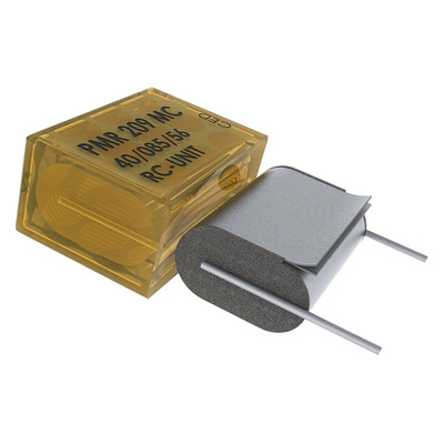 KEMET RC Capacitor 220nF 470Ω Tolerance ±20% 250 V ac, 630 V dc 1-way Through Hole PMR209 Series
