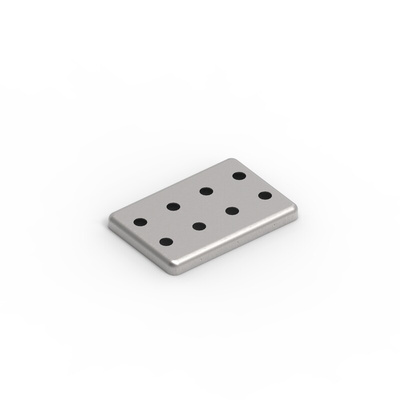 Wurth Elektronik Tin Plated Steel Shielding Cage Seamless Cover, 35.1 x 23.9 x 3.3mm